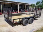 7x14 Straight Deck Utility Trailer with Side Gate (2) 3500lb Axles - Image 7