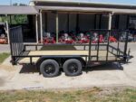 7x14 Straight Deck Utility Trailer with Side Gate (2) 3500lb Axles - Image 8