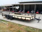 6.4x20 Dovetail Utility Trailer (2) 3500lb Axles 7K GVWR