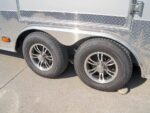 8.5x24 Custom Silver Enclosed Trailer ATP Floor (2) 5200lb Axle Storage - Image 10
