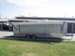 8.5x24 Custom Silver Enclosed Trailer ATP Floor (2) 5200lb Axle Storage - Image 17