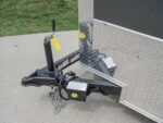 7x12 Charcoal V-Nose Custom Enclosed Trailer 3500lb Axle with Brake Storage - Image 9