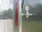 7x12 Charcoal V-Nose Custom Enclosed Trailer 3500lb Axle with Brake Storage - Image 11