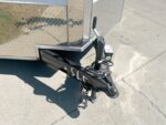 7x12 White V-Nose Enclosed Trailer (2) 3,500lb Axles Storage - Image 12