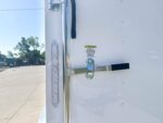 7x12 White V-Nose Enclosed Trailer (2) 3,500lb Axles Storage - Image 11