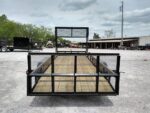 Utility Trailer 6.4' X 18' Tandem Dovetail With Cage - Image 5