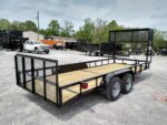 Utility Trailer 6.4' X 18' Tandem Dovetail With Cage - Image 8