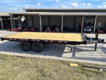 8.5x18 Deckover Trailer (2) 7,000lb Axles with Slide Out Ramps - Image 9
