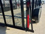 7x14 Powder Coated Dovetail Utility Trailer 4ft Mesh Sides (2) 3,500lb Axles - Image 16