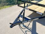 6.4x12 Powder Coated Dovetail Utility Trailer With Gate 3500lb Axle - Image 9