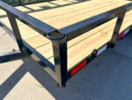 6.4x12 Powder Coated Dovetail Utility Trailer With Gate 3500lb Axle - Image 10