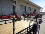 Utility Trailer 6.4x12 with Trimmer Racks Dove Tail Gate - Image 2