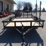 Utility Trailer 6.4x12 with Trimmer Racks Dove Tail Gate - Image 7