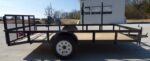Utility Trailer 6.4x12 with Trimmer Racks Dove Tail Gate - Image 6