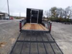 Enclosed Utility Hybrid Trailer 7'x18' with Side Ramp- Lawn Mower Equipment Hauler Storage - Image 10