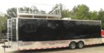 Enclosed Trailer 8.5'x28' Black - Extended Roof Observation Deck Storage - Image 6