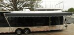 Enclosed Trailer 8.5'x28' Black - Extended Roof Observation Deck Storage - Image 2
