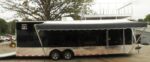 Enclosed Trailer 8.5'x28' Black - Extended Roof Observation Deck Storage - Image 3