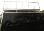 Enclosed Trailer 8.5'x28' Black - Extended Roof Observation Deck Storage - Image 4