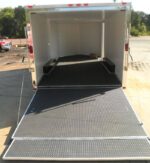 Enclosed Trailer 8.5' X 18' White - Car ATV Bike Hauler - 3500 lb Axles Storage - Image 5