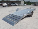 5'x12' All Aluminum Utility Trailer With Gate 3500 lb Axle - Image 6