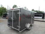 Enclosed Trailer 7' X 12' Single Axle 3500 lbs V-Nose  Storage - Image 5